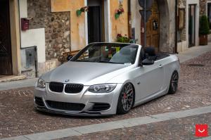 BMW 3-Series Convertible Matte Silver on Vossen Wheels (HF-2) 2019 года